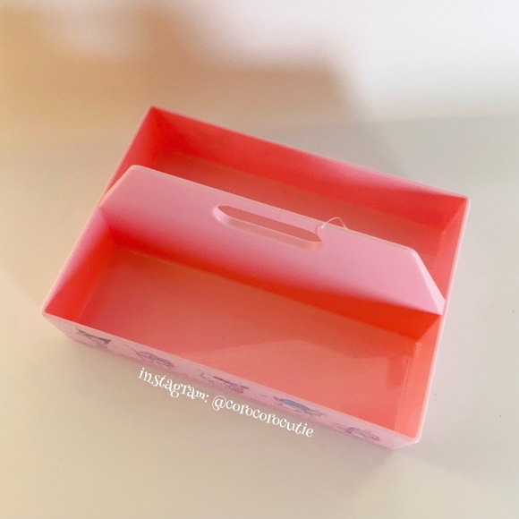 🧡 SOLD 🧡 Sanrio Characters Pink Storage Caddy - Picture 3 of 4